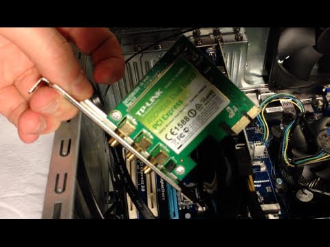 how to fit ethernet card