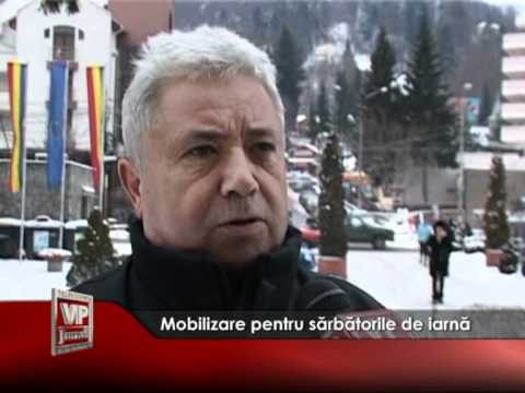 Mobilizare pentru sărbătorile de iarnă