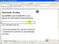 Automatic Sorting in Excel