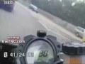 Motorrider films Deadly accident of his best friend.