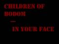 Children of Bodom - in your face