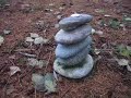 Cairns at the Entrance to Earth Sanactuary Cairns at the Entrance to Earth Sanactuary
