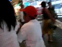 mom & son @ toysrus in timesquare nyc