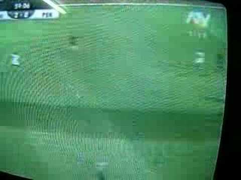 Falta de Acasiete en el Per&uacute; vs Chile