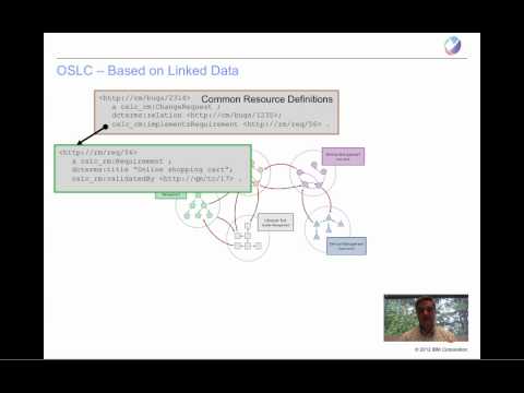 oslc - In this short presentation, Steve Speicher goes through the basics of linked data and how Open Services for Lifecycle Collaboration (OSLC) uses linked data t...
