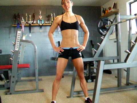 barbell - Chrissy Zmijewski aka Goddess Athlete (www.GoddessAthlete.com) talks about proper knee tracking and range of motion for the barbell squat.