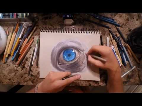 how to draw m&m eyes