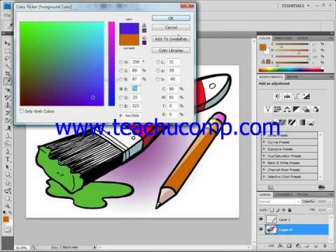 Tutorial training tools Adobe Photoshop Replace Color Lesson 5.5