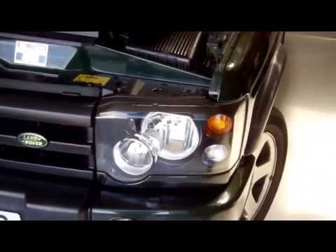 How to remove the grille and headlights on Land Rover Discovery TD5