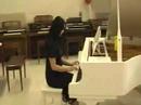 Me before my first piano recital