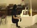 Me before my first piano recital