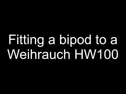 how to fit a bipod to a hw100