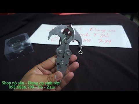 Móc leo gắp đa năng bản nâng cấp - món đồ phượt không thể thiếu - Nỏ săn Việt Nam