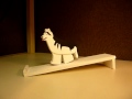 Wooden Walking Toy - Husky Dog