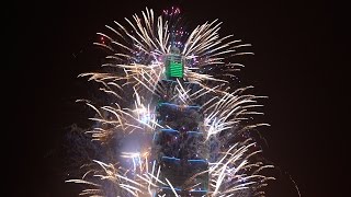 2016 101 跨年 煙火 TAIWAN TAIPEI FIREWORKS 少煙版 by louisch 陳志通 4K 1080P