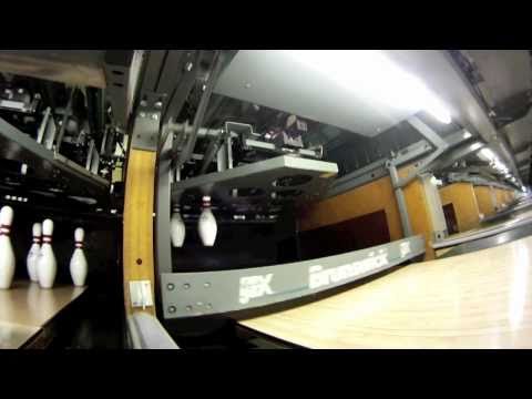 brunswick - AWESOME Brunswick Pin Setter Video 10 pin Brunswick GSX pinsetter mechanical operation video. I shot this video with a Canon T1i and a GoPro Hero. www.Fleewa...