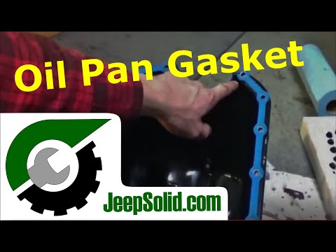 Jeep Wrangler oil pan gasket replacement