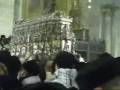 La parte più triste di tutta la festa.Sant'Agata rientra tra i pianti dei devoti