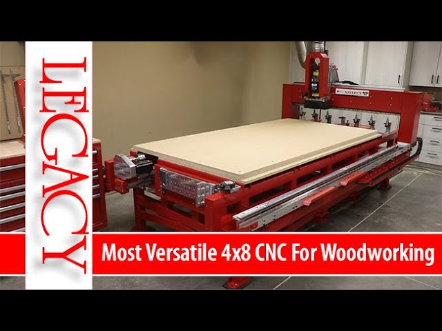 Legacy Woodworking Maverick 4x8 ATC CNC w/ Rotary+Compressor in Other Business & Industrial in Vernon