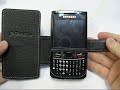 PDair Leather Case for Samsung SGH-i780 - Book Type (Black)