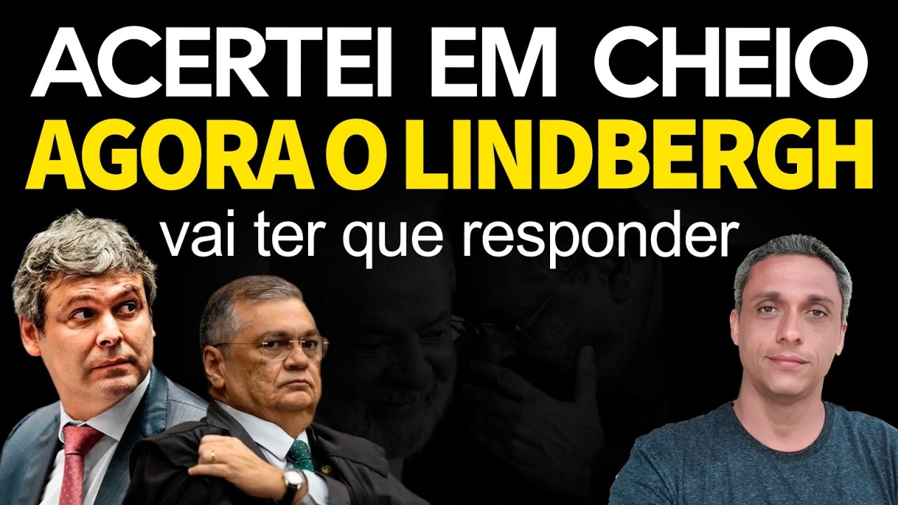 Uma vitória! Acerteie em cheio no Lindbergh. Tem 10 dias para se explicar