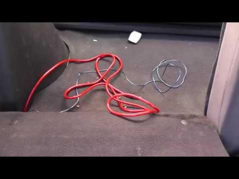 Honda Civic amp and subwoofer install