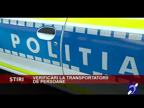 Verificări la transportatorii de persoane