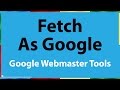 Cara menggunakan fitur Fetch As Google Cara menggunakan fitur Fetch As Google