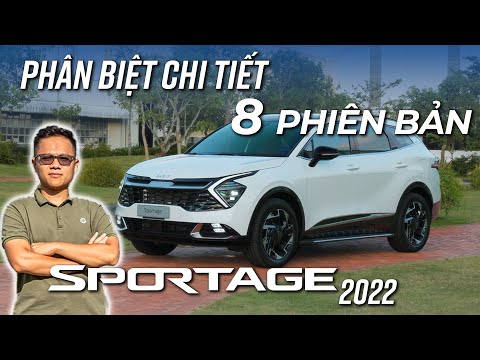 Phân biệt chi tiết 8 phiên bản Kia Sportage 2022 và chạy thử bản máy dầu