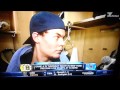 Tuukka Rask swearing on live television