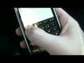 Typing on a BlackBerry Storm in a Bumpy Taxi Cab Ride