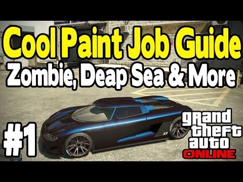 job - GTA ONLINE AWESOME PAINT JOB GUIDE. Today, I show you guys 6 awesome Paint job customizations in Grand Theft Auto Online. There are a lot more to come so I h...