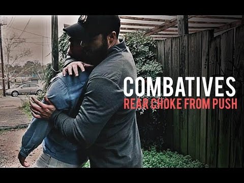 Rear Choke From Push Technique Rear Choke From Push Technique