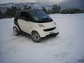 MCC Smart Fortwo Pure Snow drifting. Athens Greece - Parnitha Cazino 12/06  www.mccsmart.netfirms.com