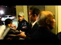 Walton Goggins and Joelle Carter sign autographs ...