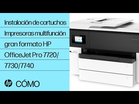 Impresora Todo-en-Uno HP OfficeJet Pro serie 7720, formato ancho :  configuración | Soporte de HP®