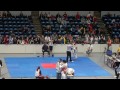 olympic champion jade jones in action vs gunay aghakishiyeva of azerbaijan on her way to winning the german open -57kg title.
