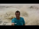 Hurricane Ike! Insane surf prior to landfall - Galveston
