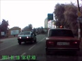 Pedestrian Doesn't Even Flinch To Skidding Car