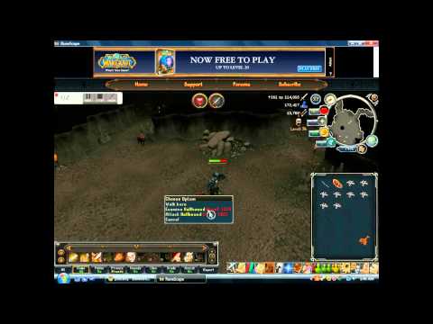 how to train just attack on runescape