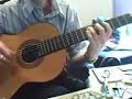 padre de familia en guitarra