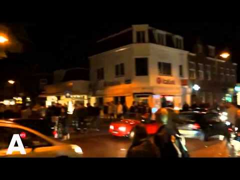 Grootste illegale rave-party in de binnenstad van Amsterdam