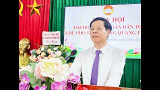 Chủ tịch UBND thành phố dự Ngày hội Đại đoàn kết toàn dân tộc tại Khu 5B, phường Quang Trung