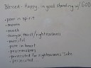 Blessed Are They... The Beatitudes Christian Sermons Online
