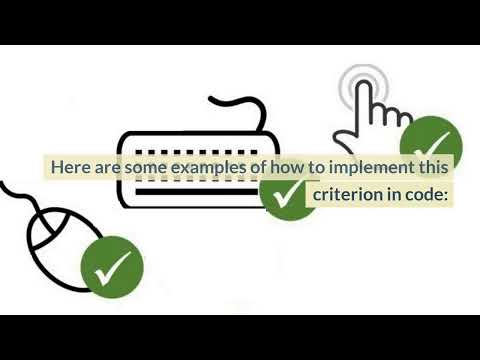 How to implement WCAG 2.1 Success Criterion 2.5.6 Concurrent Input Mechanisms in code with examples