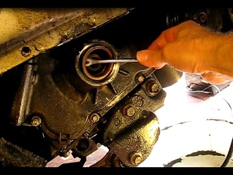 How to replace the crankshaft oil seal on a 2.2L GM Ecotec engine