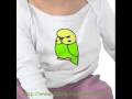 Green English Budgie T shirts and Gifts 1