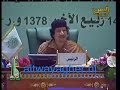 Toespraak Kaddafi in het Tamazight