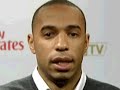 Thierry Henry Says Goodbye to Arsenal Fans