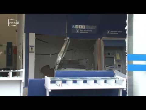 Criminosos atacam caixas eletrônicos em São Bernardo